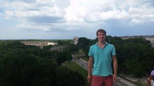 The climb was well worth the wonderful view of the ruins and the surrounding jungle.