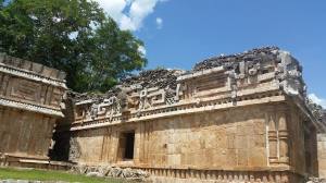Close detail of the main palace at Labna.